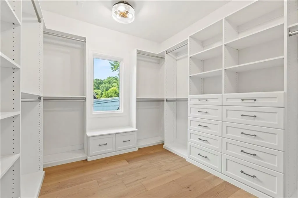Primary custom finished closet