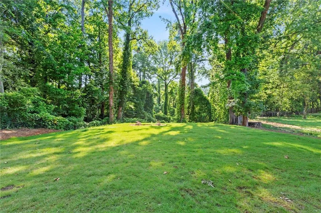 View private back yard ready for pool, play space