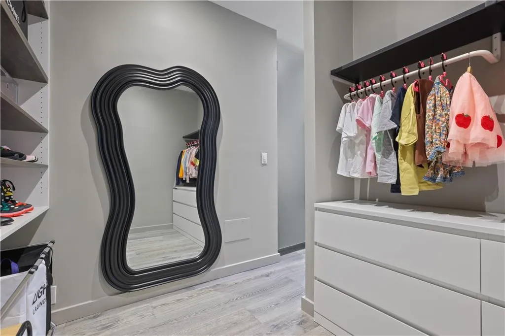 Secondary bedroom closet