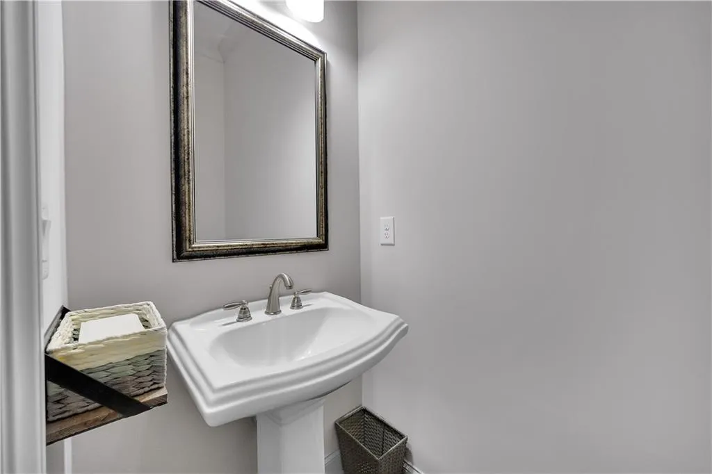 Bathroom featuring a sink