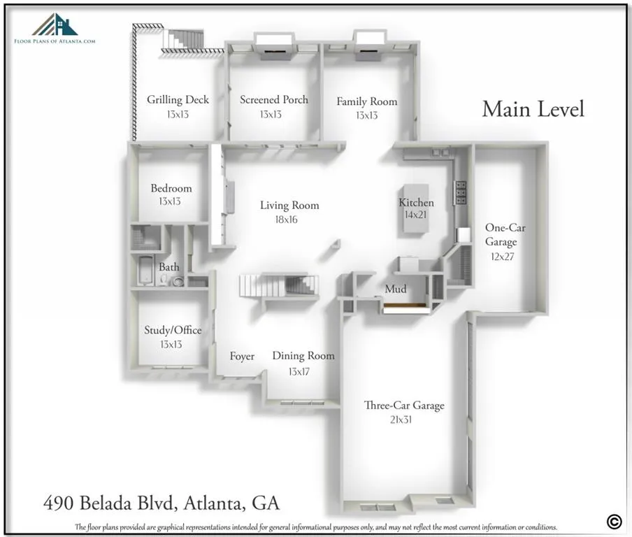 490 Belada Boulevard, Atlanta, Georgia 30342, 7 Bedrooms Bedrooms, ,6 BathroomsBathrooms,Residential,Sold,490 Belada Boulevard,6577861