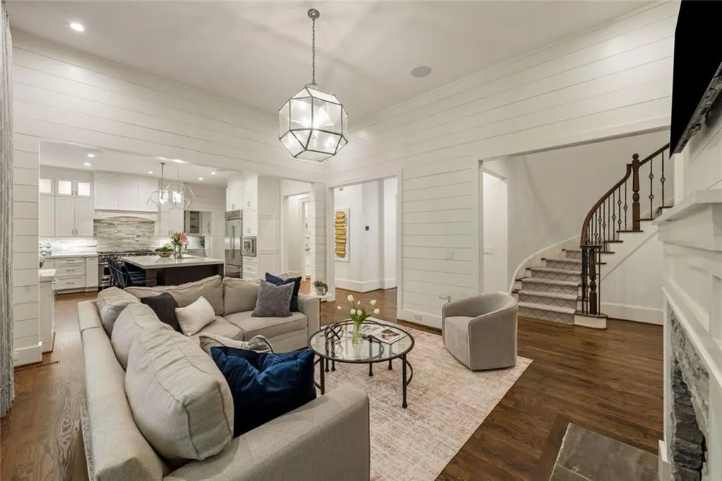 Open concept layout