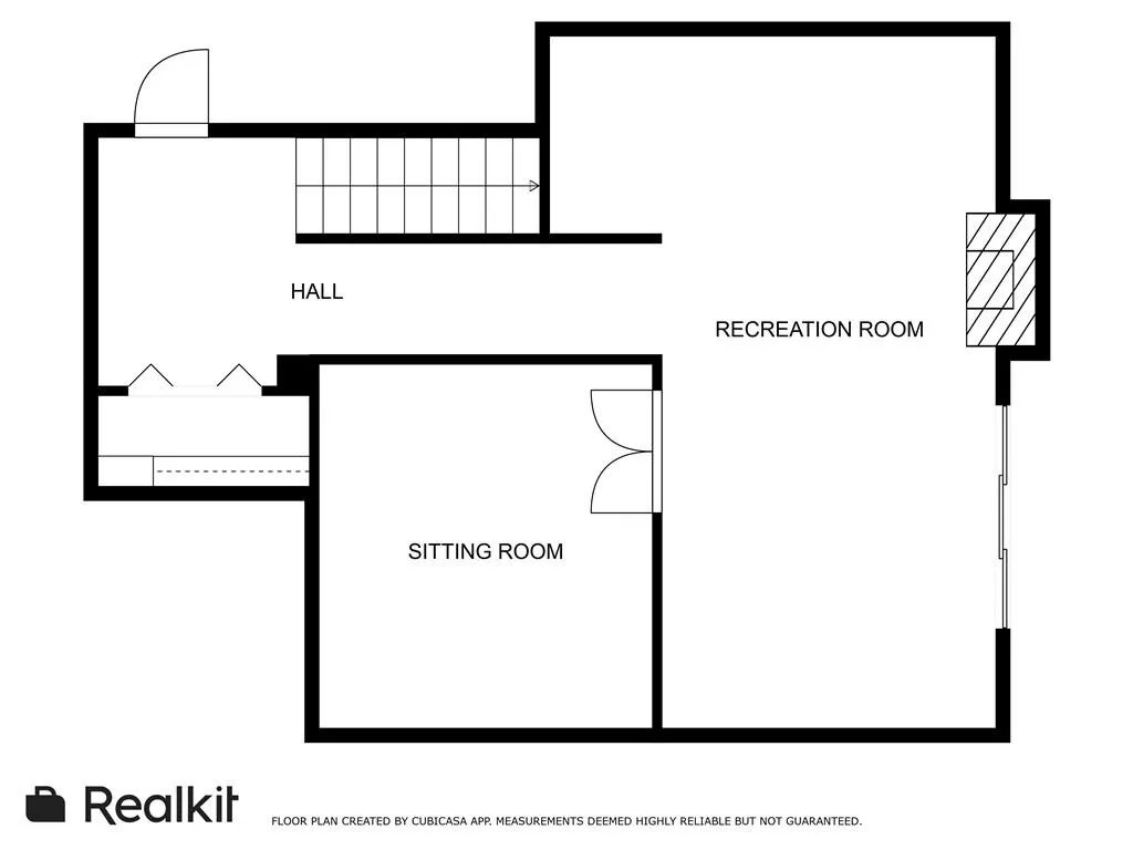 View of room layout