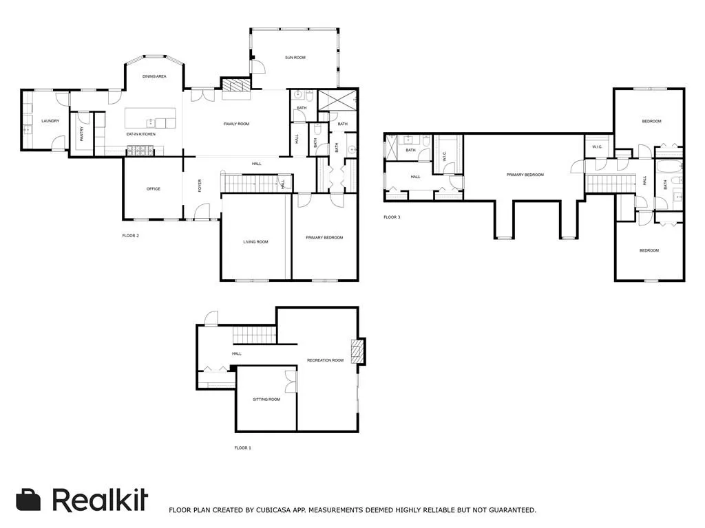 View of floor plan / room layout