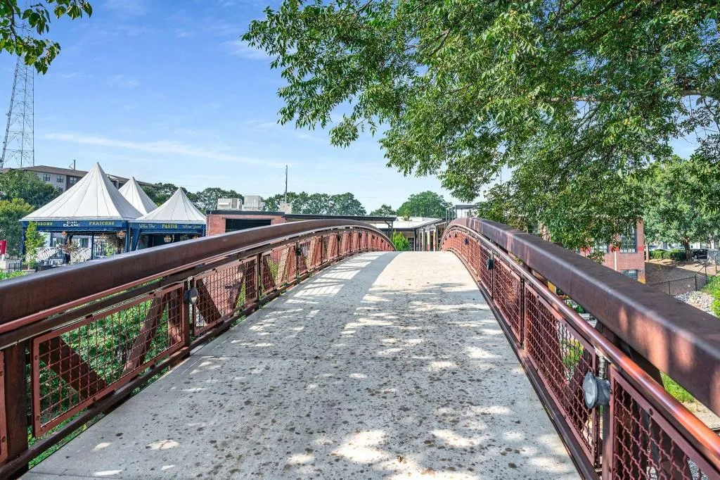 Pedestrian bridge linking White Provision and Westside Urban Market