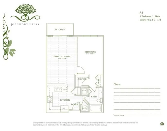1055 Piedmont Avenue Ne Unit 207, Atlanta, Georgia 30309, 1 Bedroom Bedrooms, ,1 BathroomBathrooms,Residential,Sold,1055 Piedmont Avenue Ne Unit 207,5877929