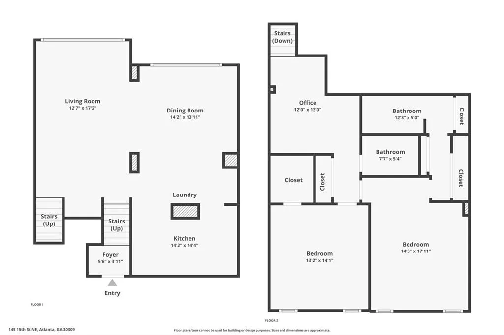 145 15th Street Ne Unit 435, Atlanta, Georgia 30309, 2 Bedrooms Bedrooms, ,2 BathroomsBathrooms,Residential,For Sale,145 15th Street Ne Unit 435,7560466