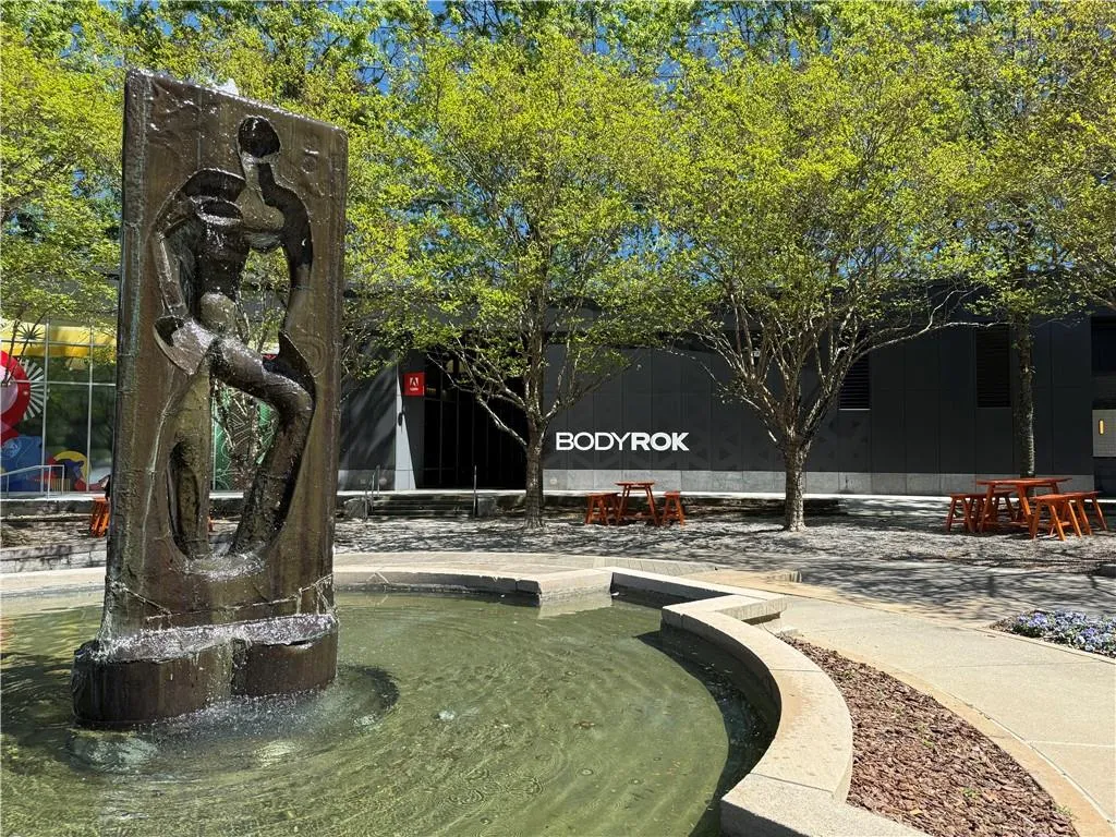 Fountain and Gym