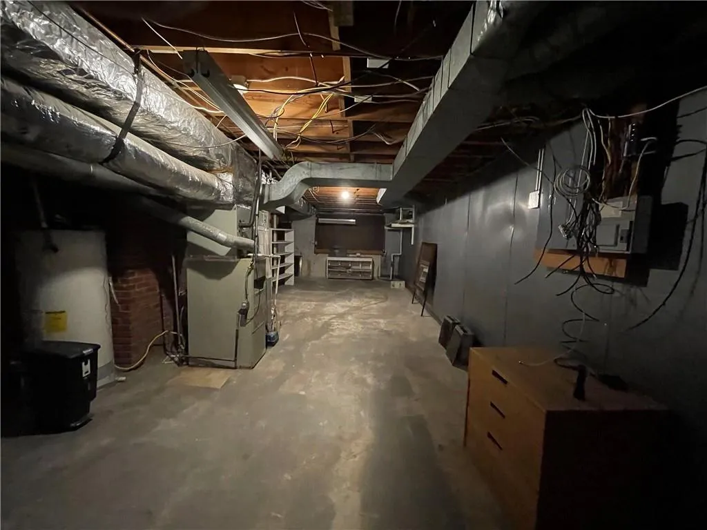Terrace level - enormous storage area with HVAC and laundry hookups