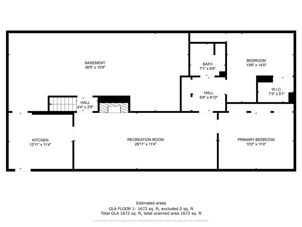 Floor plan Basement