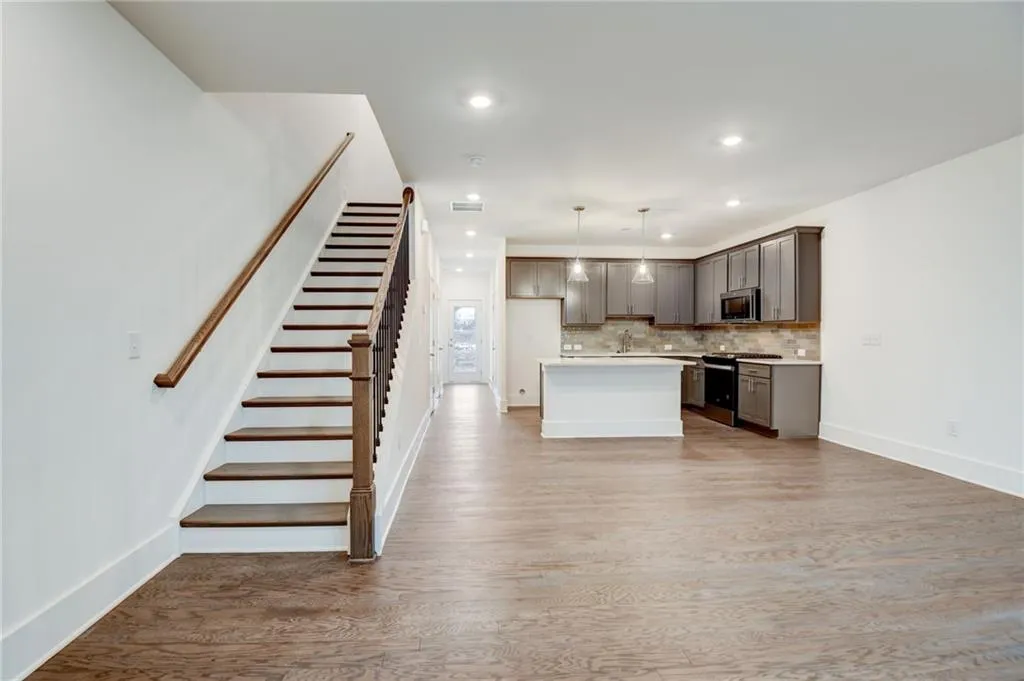 Open and spacious main floor.  Photo example only not actual home.
