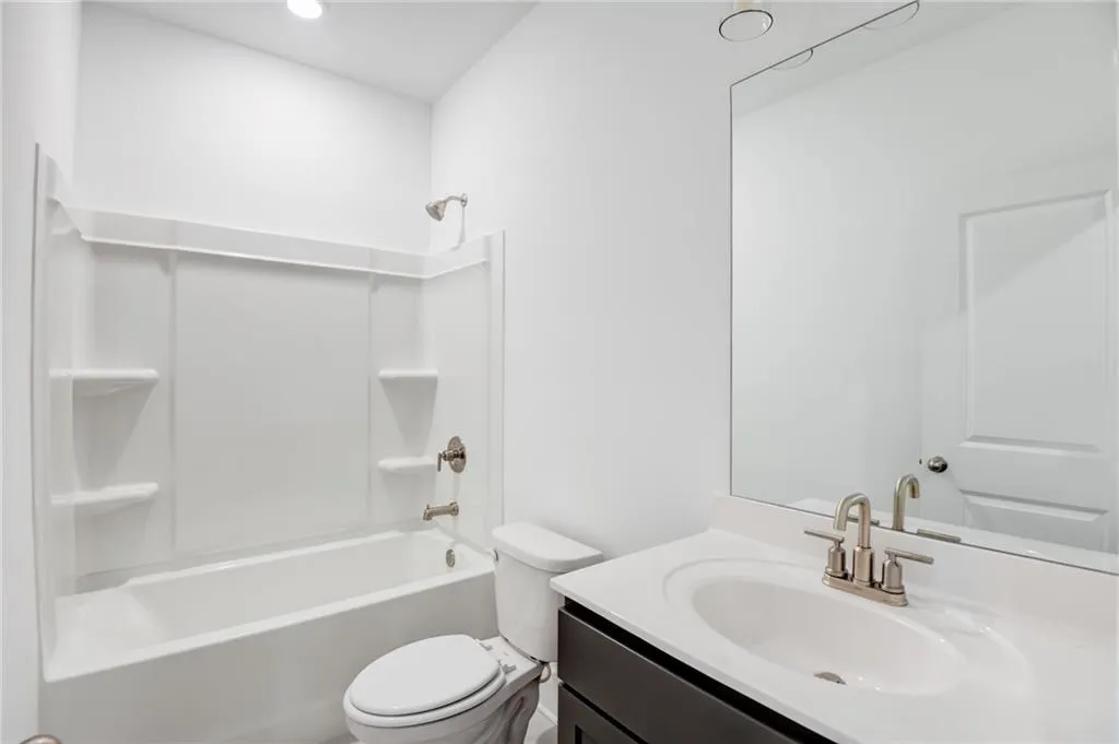 Guest bathroom.  Photo example only not actual home.