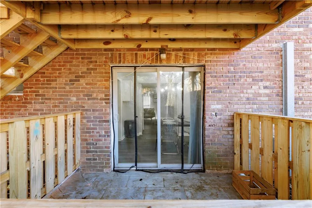 View of exterior entry