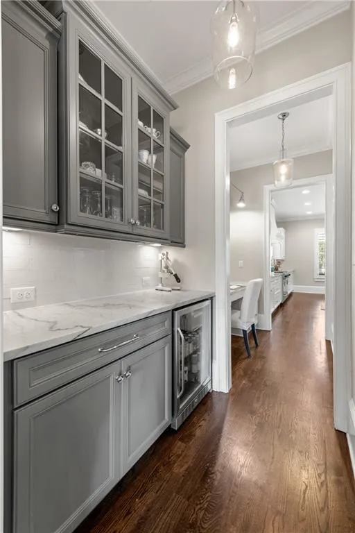 Butler's Pantry Open to Kitchen & Dining Rooms