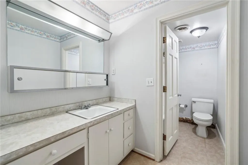 Full Bath in Basement