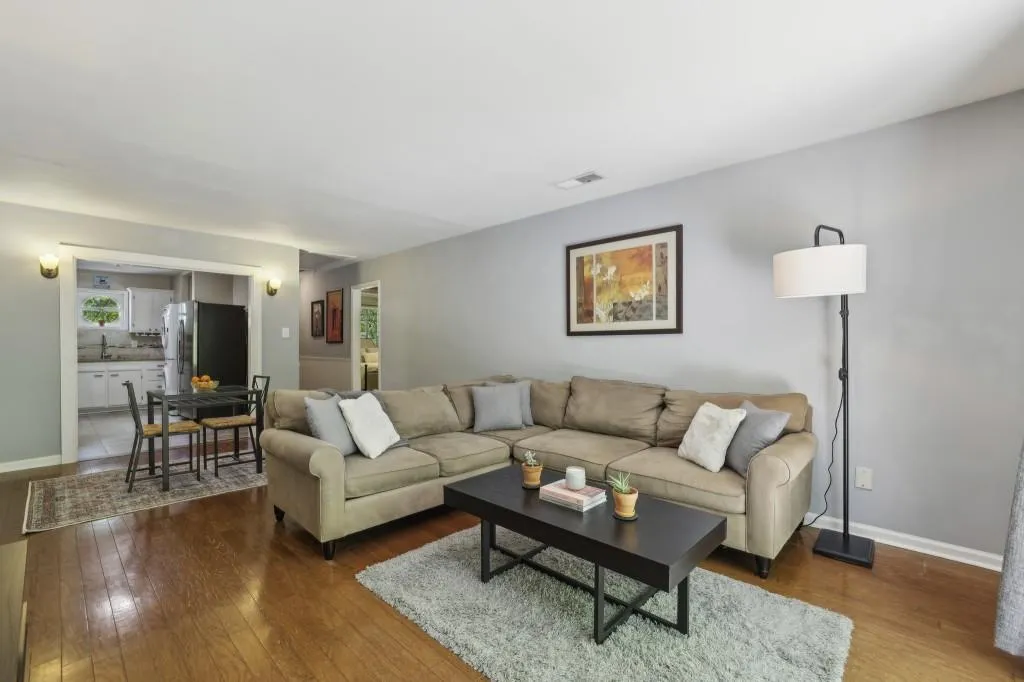 Living Room And Dining