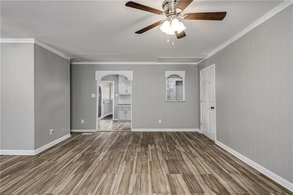 Breakfast Room is located next to the Kitchen