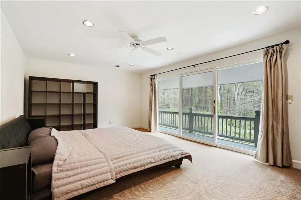 Bedroom 3 opens to deck outside