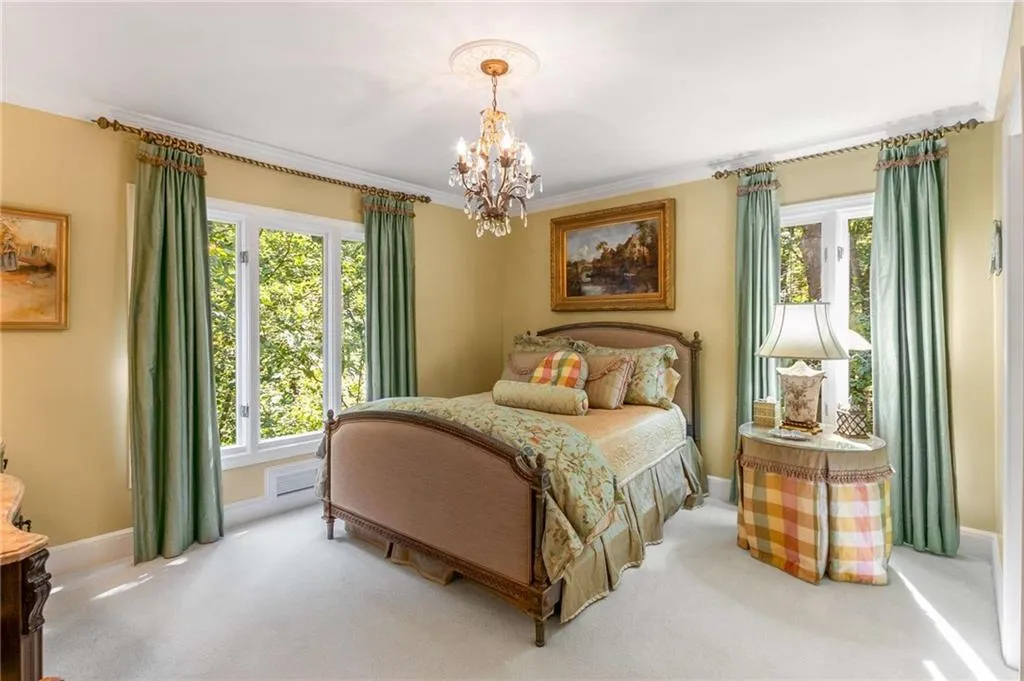 Spacious main level guest bedroom.