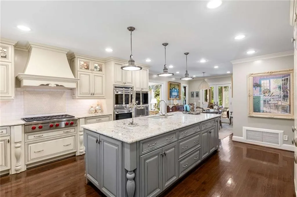 Gorgeous renovated kitchen with top of line appliances.