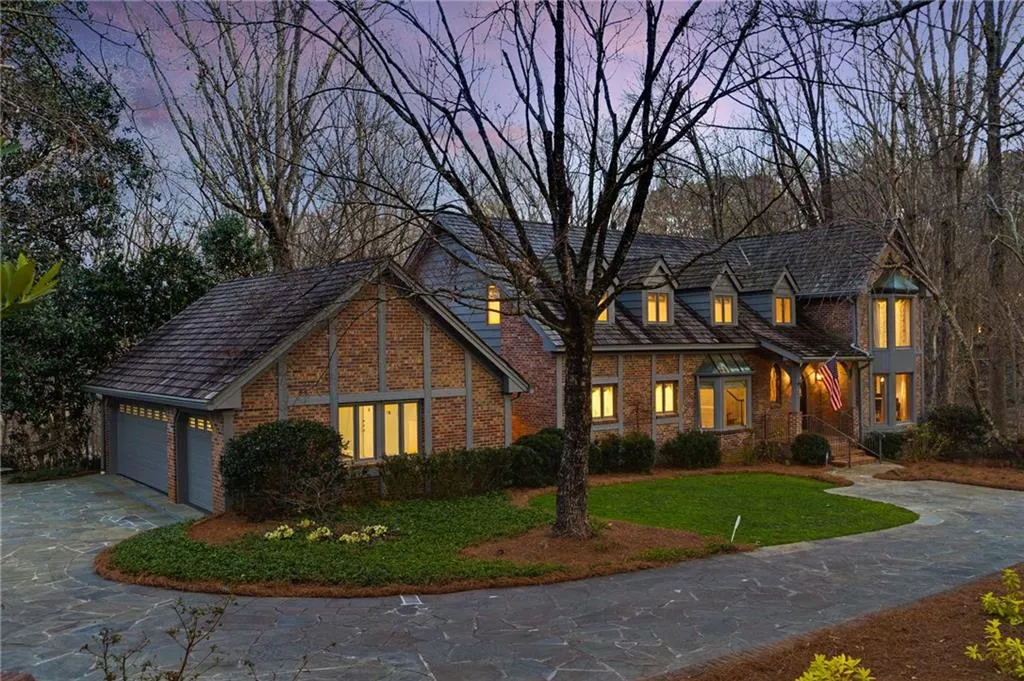 Evening views of the home.