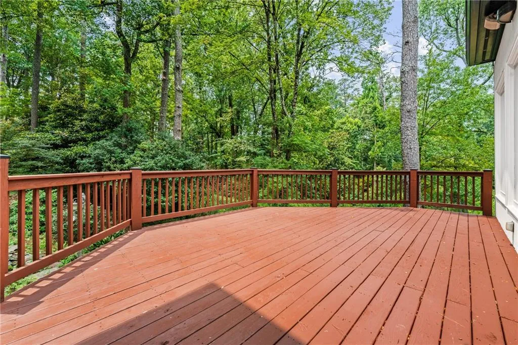 View of deck