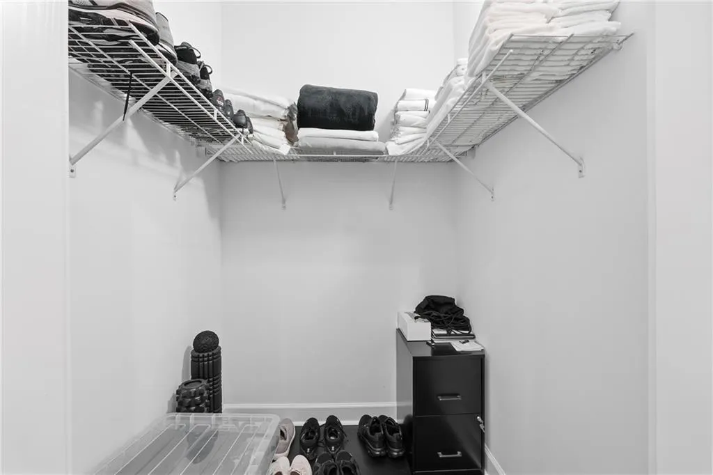 View of spacious closet