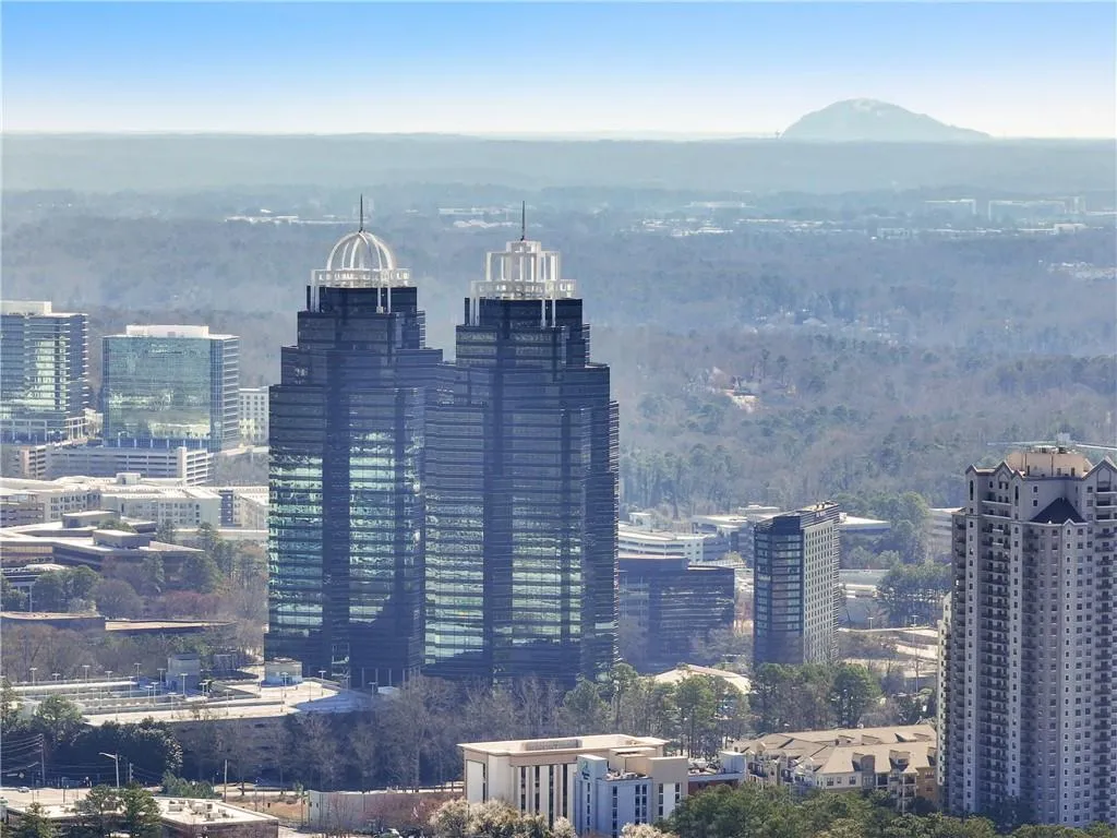 View of city with a mountain view