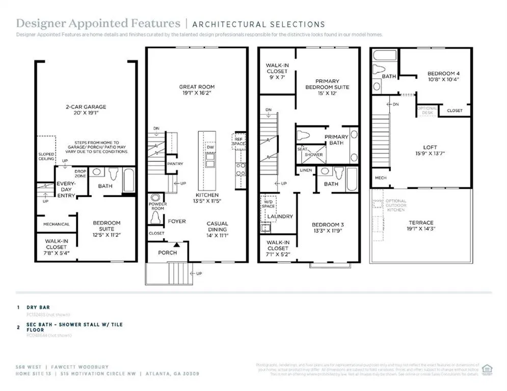 Thoughtful Designer Appointed Collection by Toll Brothers' Design Experts