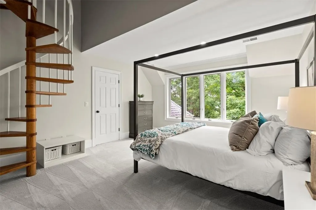 View of carpeted bedroom View of carpeted bedroom