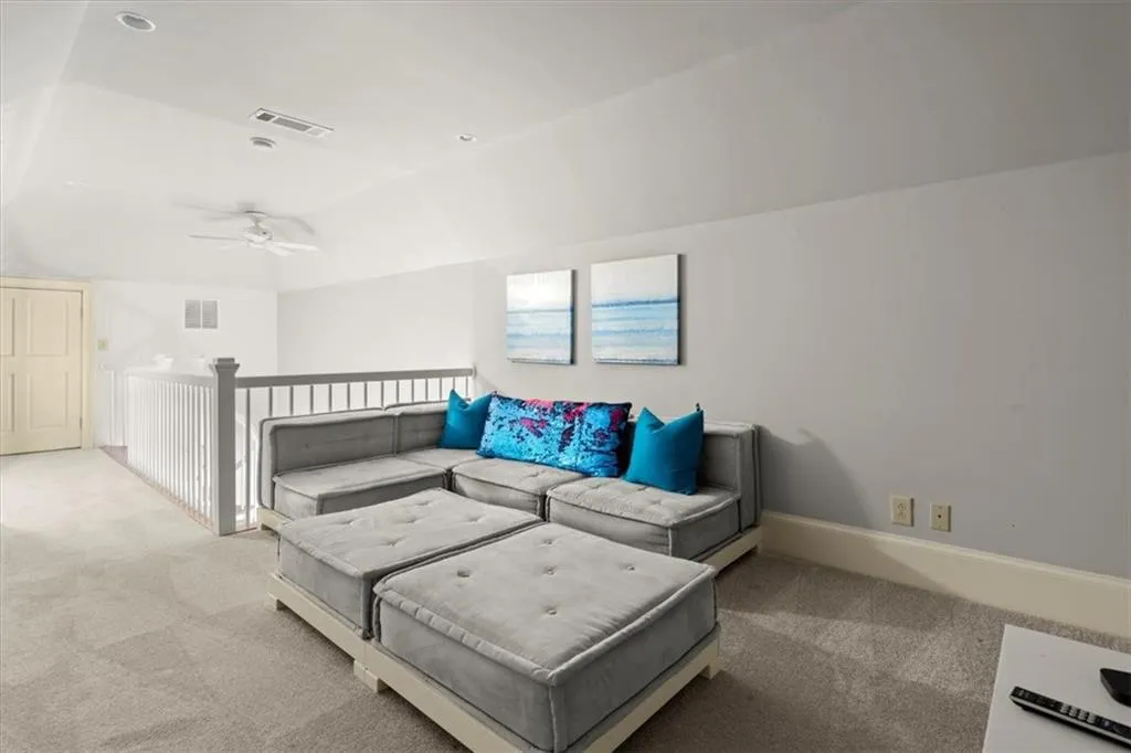 Loft above bedroom. Loft above bedroom.