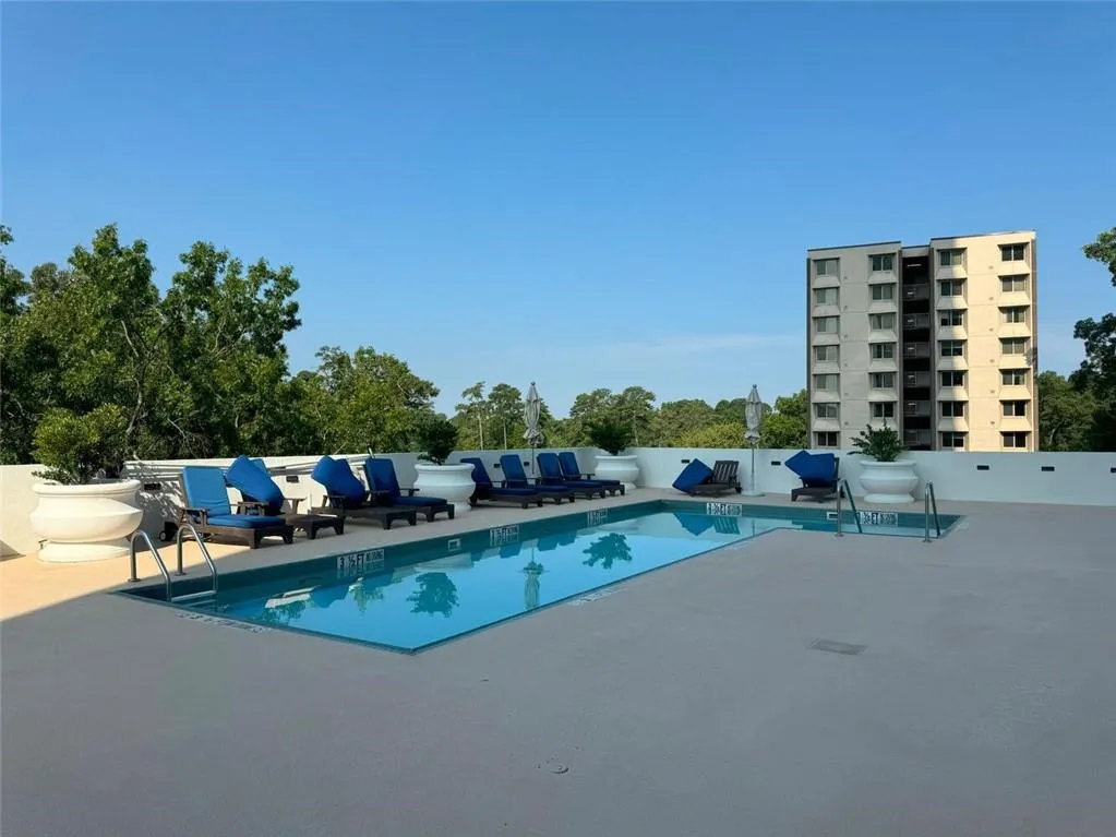 Pool featuring a patio area
