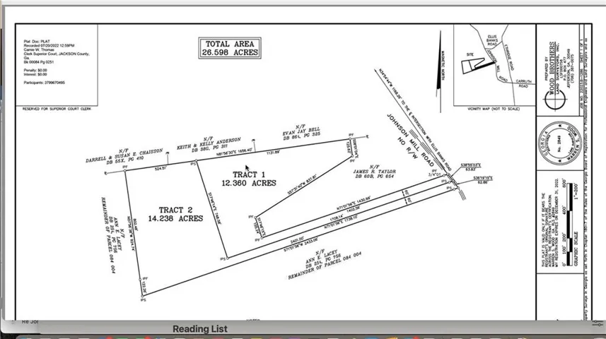 Survey map / technical document