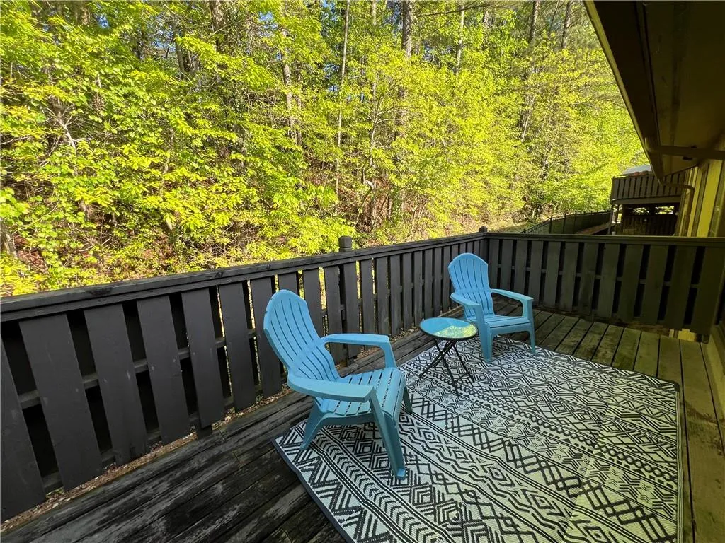 View of deck