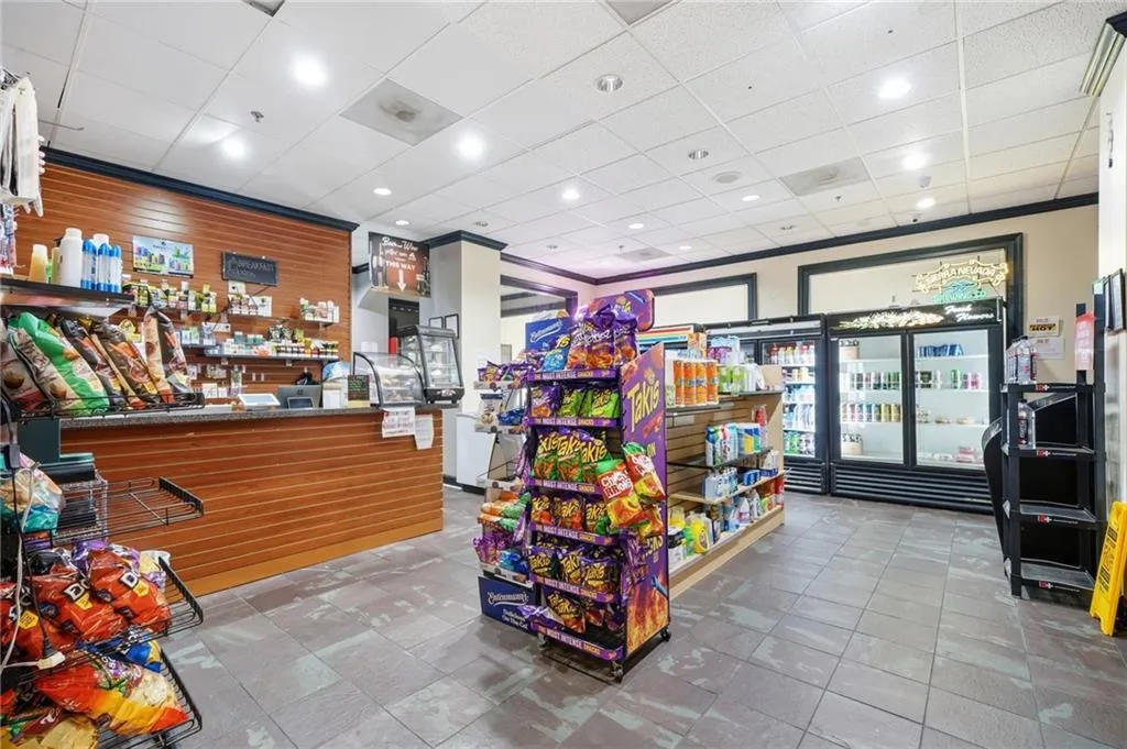 Miscellaneous room featuring a paneled ceiling and recessed lighting
