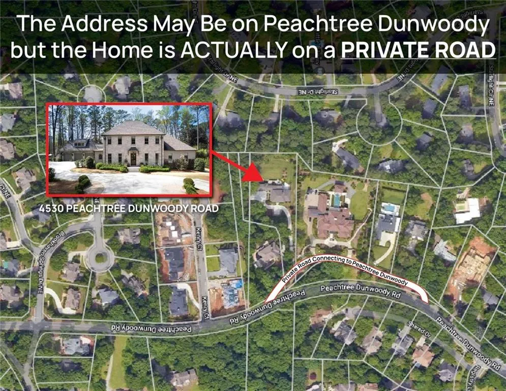 Property lied beyond gate accessed by private road