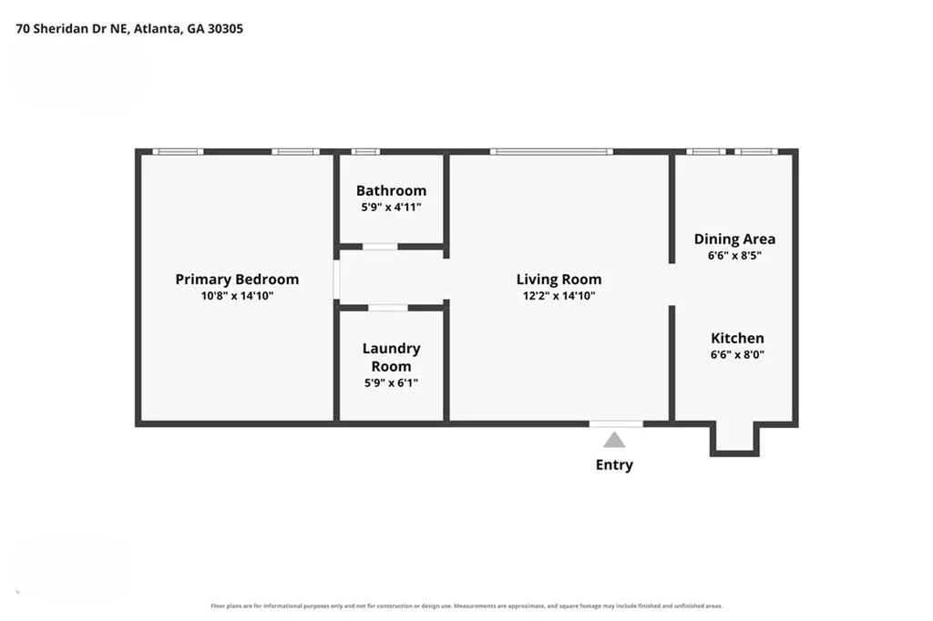 70 Sheridan Drive Ne Unit 9, Atlanta, Georgia 30305, 1 Bedroom Bedrooms, 0 ,1 BathroomBathrooms,Residential,For Sale,70 Sheridan Drive Ne Unit 9,7857281