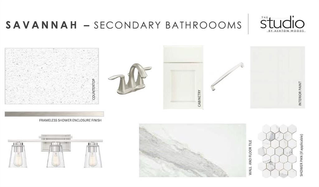 Lot 47 Secondary Baths Design Palette