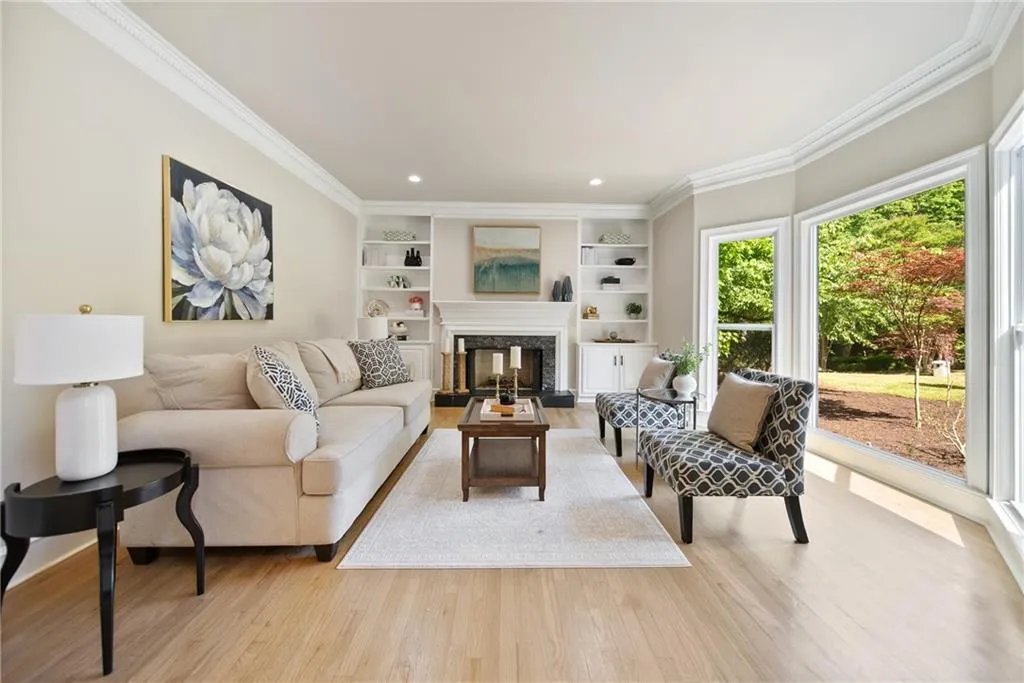 Sitting area with natural light