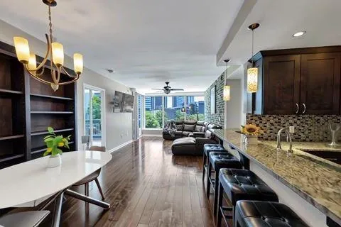 View of Living Space From Foyer