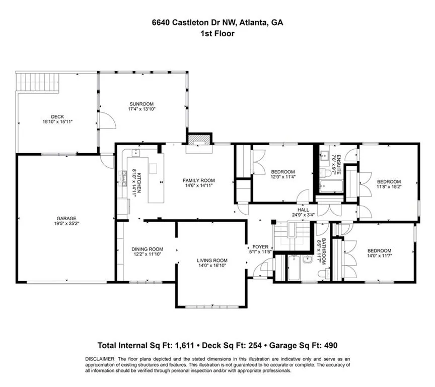 6640 Castleton Drive, Sandy Springs, Georgia 30328, 4 Bedrooms Bedrooms, ,3 BathroomsBathrooms,Residential,Sold,6640 Castleton Drive,7212846