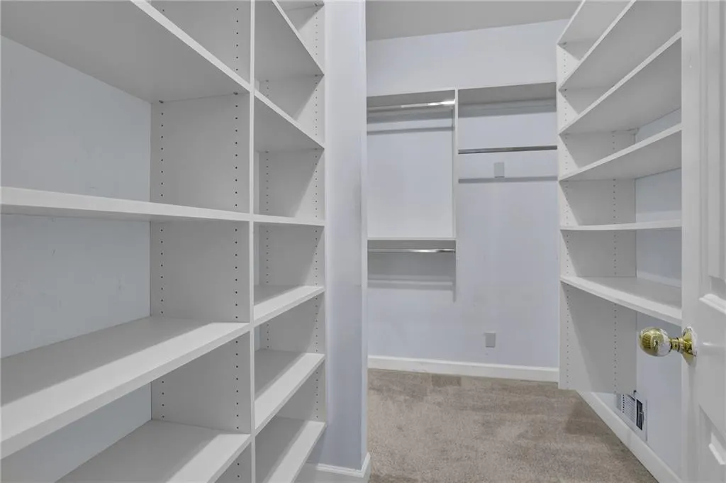 Spacious closet
