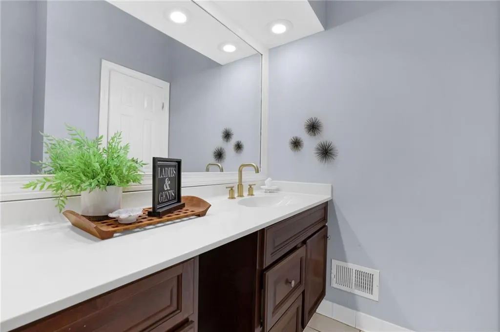 Half bath on main level