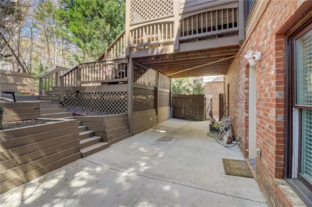 View of patio / terrace with a deck