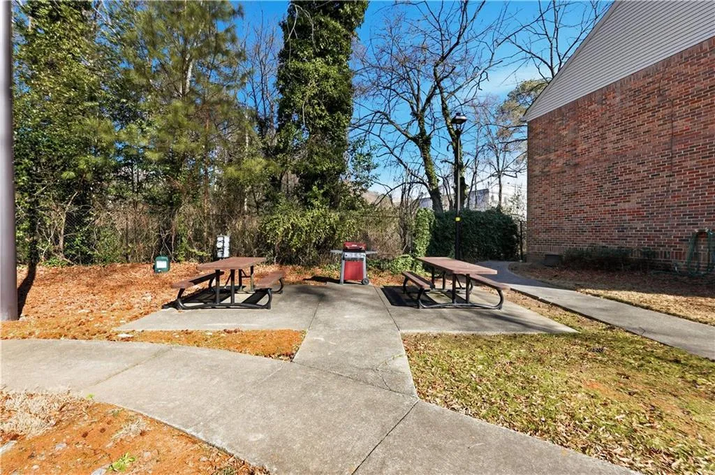 Community grilling area