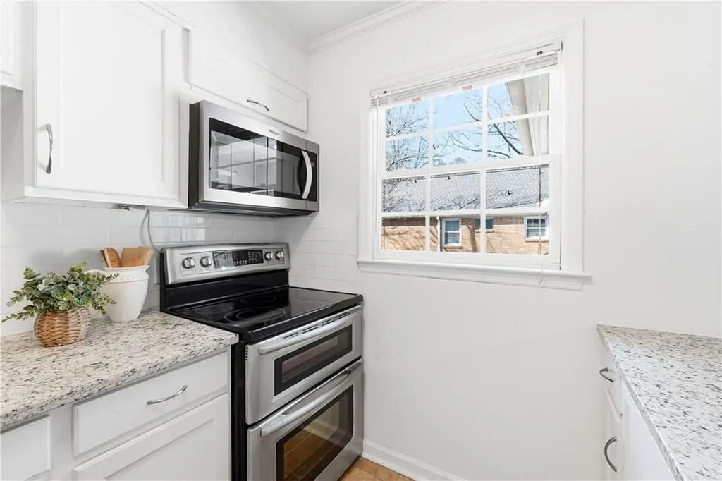 Electric appliances with double oven and microwave