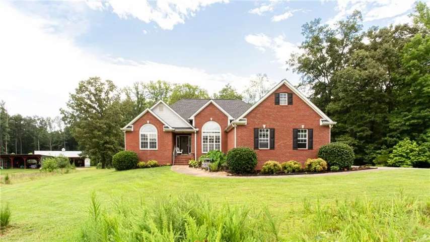 Four sided brick home