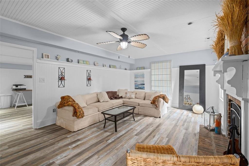 Terrace level family room