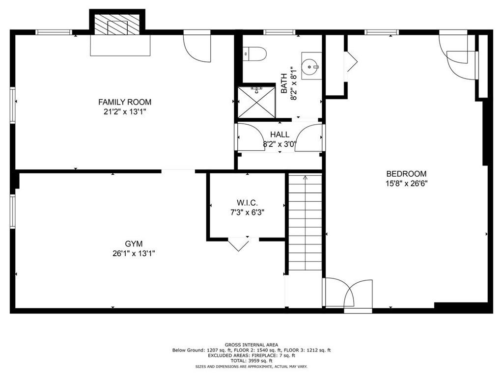 Floor plan - Terrace level