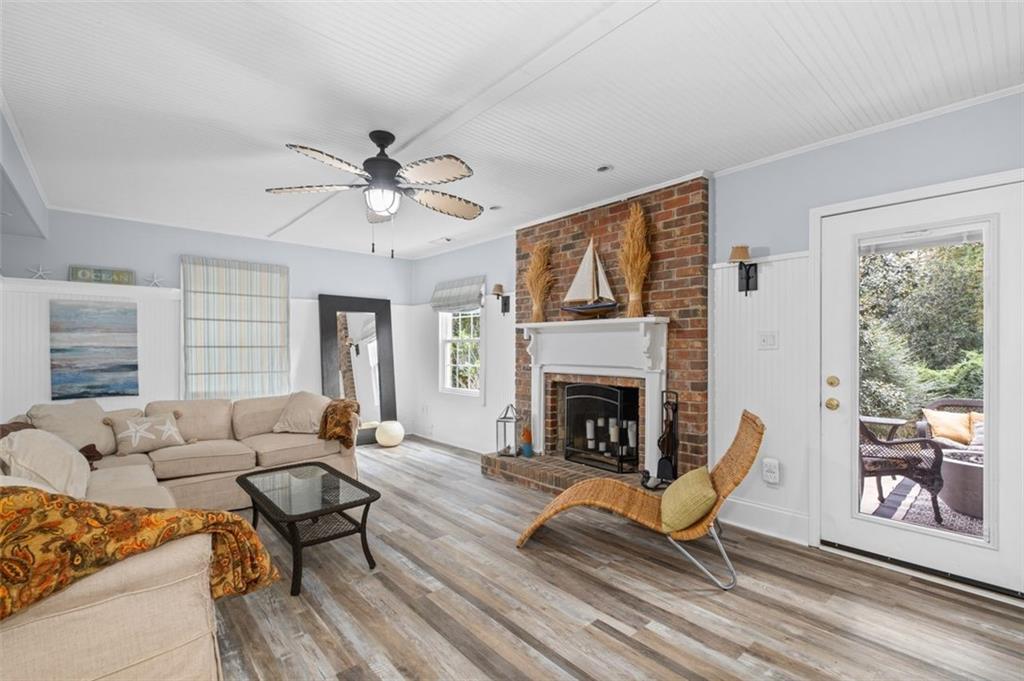 Terrace level family room